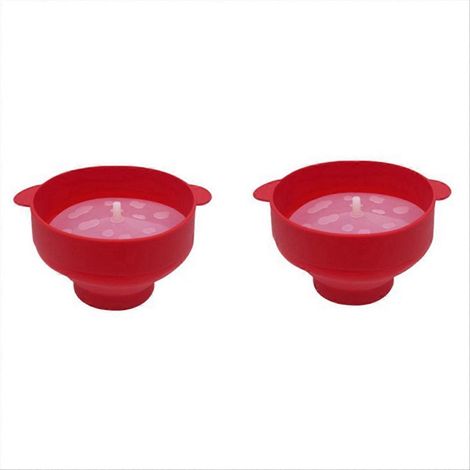 Bol à Popcorn Micro-ondes en Silicone, Seau Réutilisable pour Maïs Soufflé, Bol Souple et Anticolle pour Cuisine, Compatible Four Micro-Ondes (1/5)