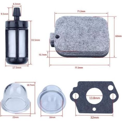 Carburateur Adefol BG45 BG55 pour STIHL BG46 BG65 BG85 SH85 SH55 souffleur de feuilles 4229 120 0606 avec filtre à air