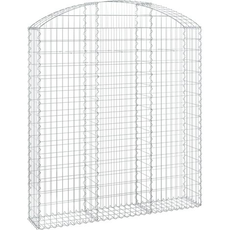 Maison Exclusive - Gabione mit Hochbogen 150x30x160/180 cm Verzin
