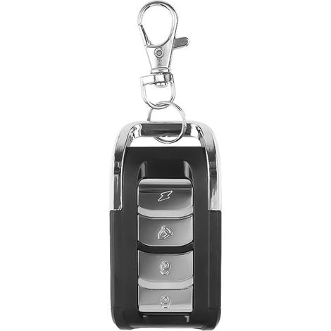 Télécommande RF 433 MHz à 4 boutons, copie de code fixe et apprentissage, porte-clés pour porte de garage, portail (1/5)
