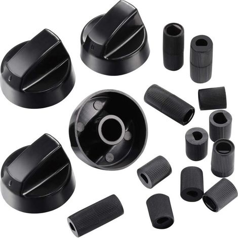 Bouton gazinière universel – pour four et plaque cuisson, remplacement facile, compatible la plupart des marques (1/4)