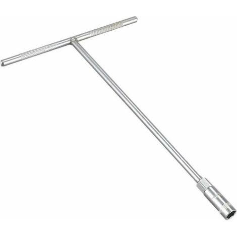1 clé à douille longue SENRISE 13mm hexagonale en forme de T, argent (1/4)