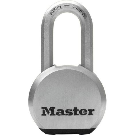 MASTER LOCK Hochleistungsvorhängeschloss [Schlüssel] [Massivem Stahl] [Außenbereich] M930EURDLH - Ideal für Lagerräume, Garagen etc. (1/4)