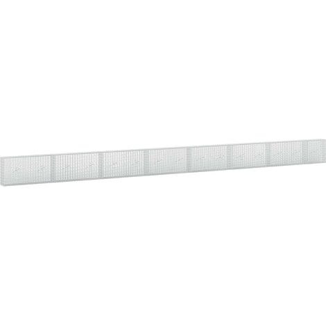 Gabione mit 3,5 mm Draht und 5x2,5 cm Maschen 750x20x50 cm vidaXL (1/5)