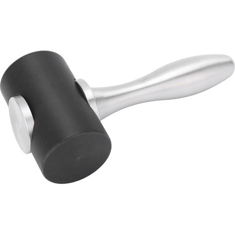 Marteau à sculpter le cuir en forme de T, marteau d'artisanat en nylon, outil à main avec manche en aluminium (1/5)