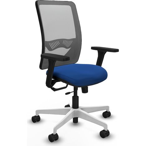 Silla de oficina piqueras y crespo Zulema gris malla piel sintética (1/2)