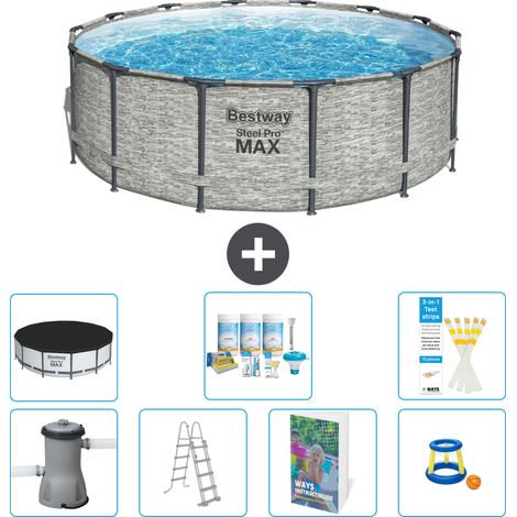 Bestway Steel Pro MAX Rund - 427x122 cm - 8-teilig  S548 (1/4)