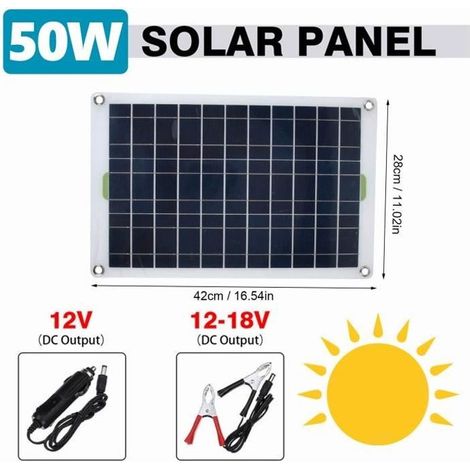 12-Volt-Solarwasserpumpen-Set mit einer Förderleistung von 800 Litern pro Stunde, geeignet für Häuser, Autos, Boote und Gartenbrunnen. (1/4)