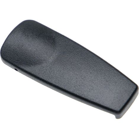 vhbw Replacement Belt Clip compatible with Motorola MTS8250XLS, MTX850XLS, MTX8250, MTX850 Radio Communication Device, Walkie Talkie - plastic, Black