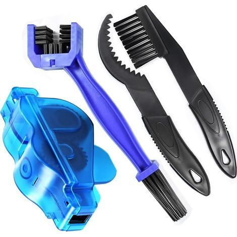 Kit nettoyeur de chaîne de vélo 4pcs nettoyage rapide nettoyeur de chaîne brosse à engrenages entretien kit d'outils de nettoyage Mountain bike Mountain bike (1/5)