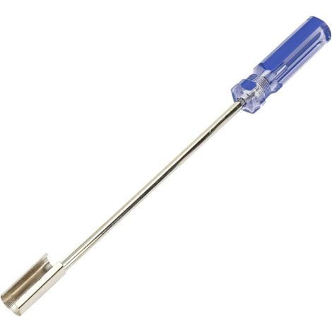 Tournevis extracteur F Extracteur de tête Outil de connecteur BNC tournevis F Extracteur de tête Extracteur de tournevis professionnel installant des connecteurs à tête F Bleu Poignée en Plastique (1/5)