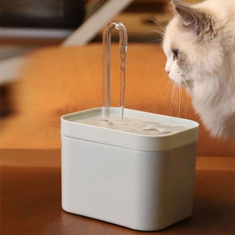 Katzenwasserbrunnen, automatischer Filter, USB, elektrisch, stumm, Katzentrinknapf, 1,5 l, Umlauffilter, Trinker für Katzen, Haustier-Wasserspender