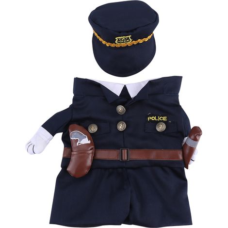 Tenue de Cosplay pour animaux de compagnie, vêtements pour chien et chat, Costume de fête à thème d'halloween et de noël (1/5)