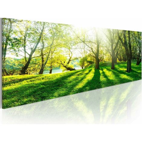 Tableau rayons de soleil - 135 x 45 cm (1/4)