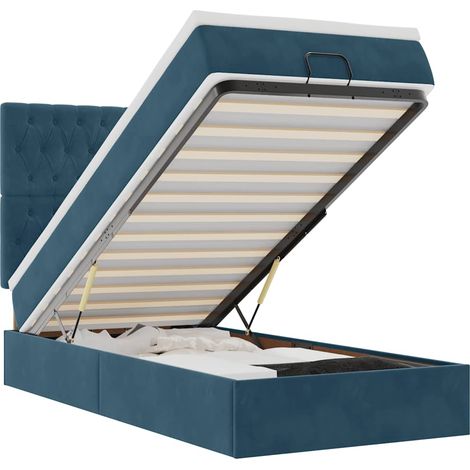 Maison Exclusive - Estructura de cama otomana colchones terciopel (1/5)