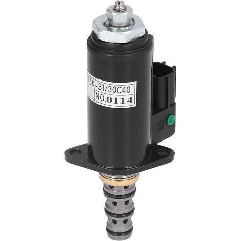 Magnetventil für Hydraulikpumpen aus Aluminium für Kobelco SK200‑6 SK230‑6 YN35V00019F1 KDRDE5K-31 30C40-101