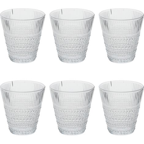 Lot de 6 Gobelets Bas "Joa" 27cl Transparent