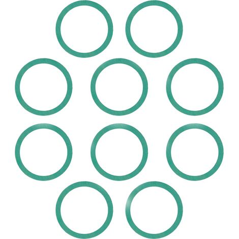 tecuro HD-Pressdichtung 1 Zoll (21 x 30 x 2,00 mm) für Überwurfmuttern (10 Stück)