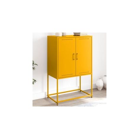 Meuble TV anthracite 68x39x60,5 acier (1/5)