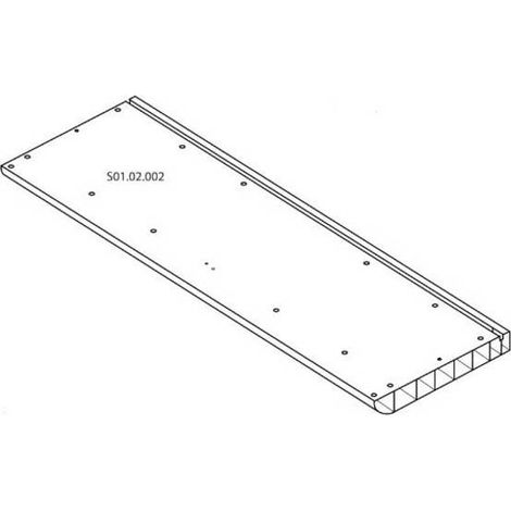 R FIANCO S01.02.002 X ARMADIO SPOGLIATOIO RESINA A 2 POSTI IN KIT C/SERRAT