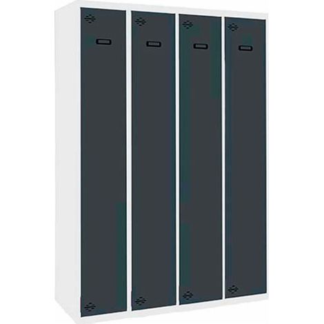 Taquilla 1800x1200x500 SIMONLOCKER PROFESIONAL SINGLE 4/4 300 (1200) BL/AN marca SIMONRACK