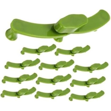 12,5 cm, 12 Stück Astformnetze, Rankgitter, Pflanzennetz, Garteneinfassung, Gartenschere, Pflanzenbinder, Gartengeräte, Pflanzenstäbe, Kunststoff (1/5)