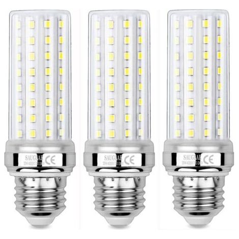 3 Pièces Ampoules de Maïs LED 20W, Équivalent 150W Ampoule Incandescente, 2300LM, 4000K Blanc Neutre, Ampoules à E27 Vis Edison (1/5)