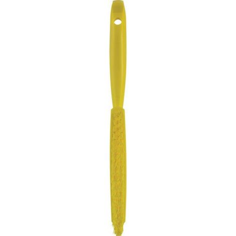 Brosse a main Vikan - 41956 - Brosse a main etroite d'hygiene - Fibres extra dures - Jaune (1/3)