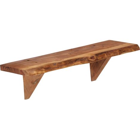 Maison Exclusive - Wandregale 2 Stk. 60 x 20 x 18 cm Massivholz A (1/5)