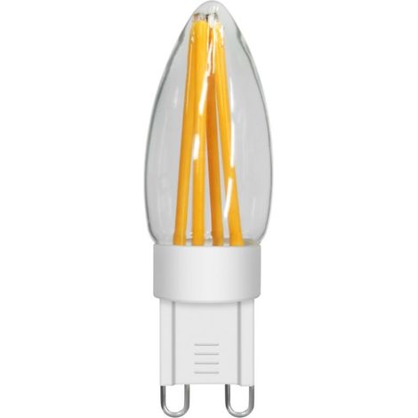 Lampadina LED G9 3W candela 3000K luce calda Italux