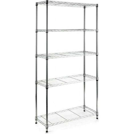 Estanteria stylo 5 baldas cromadas 180 cm(alto) 90 cm(ancho) 35 cm(fondo) (1/2)