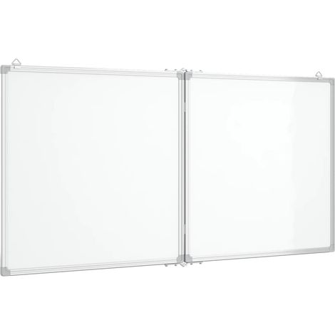Pizarra magnética para escribir escuela hogar oficina plegable 120 x 60 x 17 cm aluminio 020045518 (1/5)