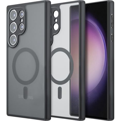 Erbord Hülle für Samsung Galaxy S24 Ultra, matte Hülle, mit MagSafe-Funktion, Schwarz (1/5)