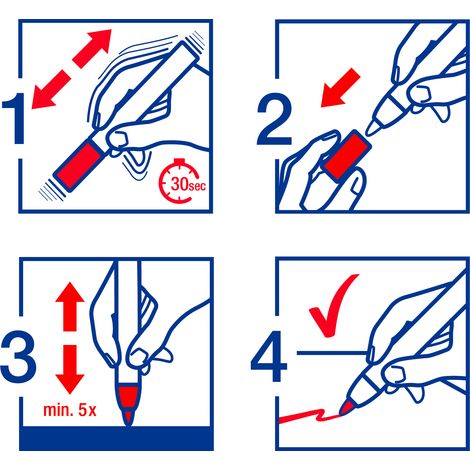 Edding - Marqueur pour meuble E8900 érable - pour retoucher et masquer les rayures sur les placages et bois massifs - 1 pc(s)