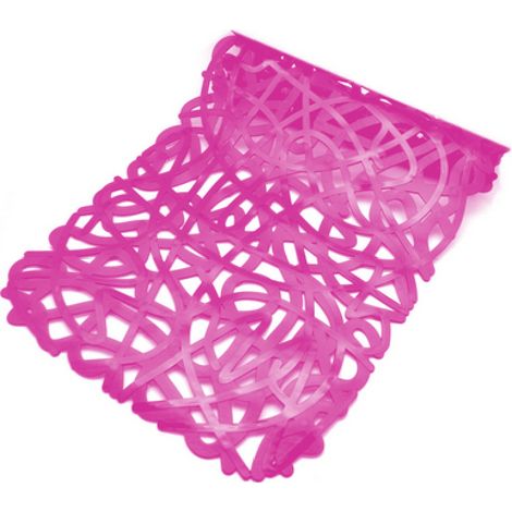 TAPPETO ANTISCIVOLO PER VASCA MOD. MIX  CM 72x36- Fucsia- DH- pezzi 1