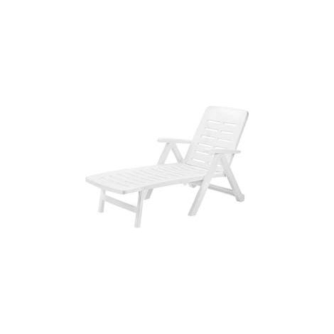 LETTINO DA GIARDINO SMERALDO BIANCO  cm.72x189x96h.  peso kg.10,4
