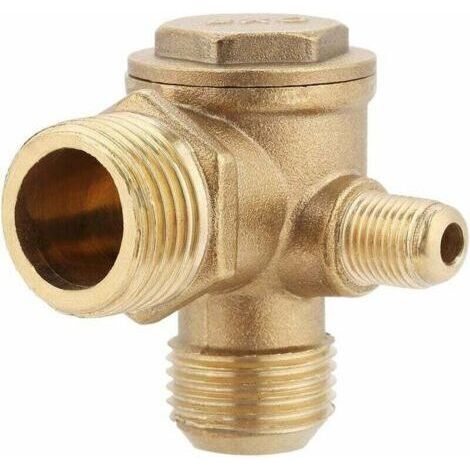 Clapet anti-retour pour compresseur d'air, pression normale, alliage de Zinc, filetage externe, accessoires de clapet anti-retour (1/4)