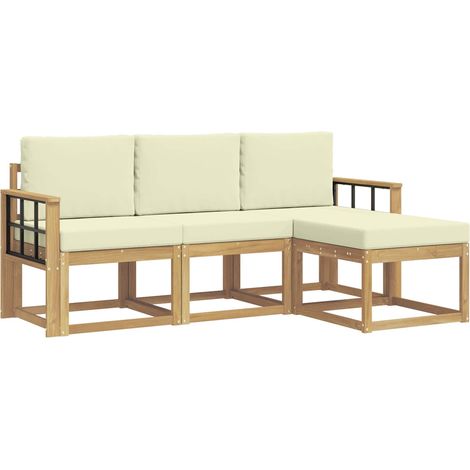 Set di divani da esterno 4 pz Salotto da Giardino (1/5)