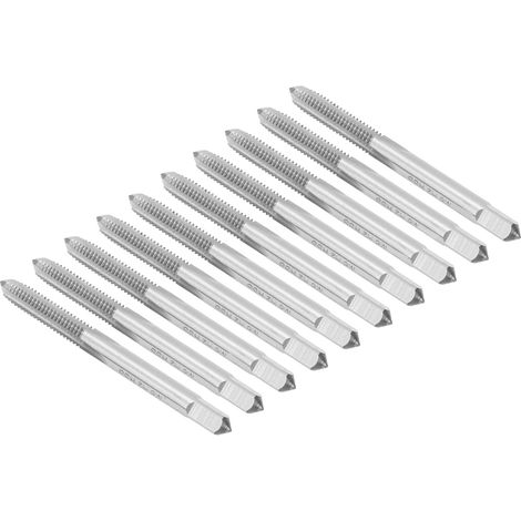 10 Stück M6x1 H2 HSS Gewindebohrer mit gerader Nut, Maschinengewindebohrer, Gewindebohrer, Handwerkzeuge (1/5)
