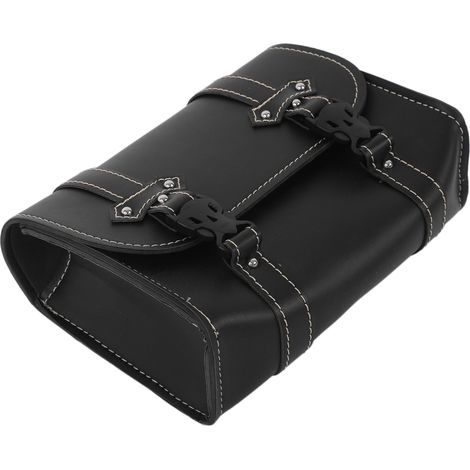Sacoche de selle grande capacité imperméable, rangement moto universel, pochette porte-bagages étanche (1/5)