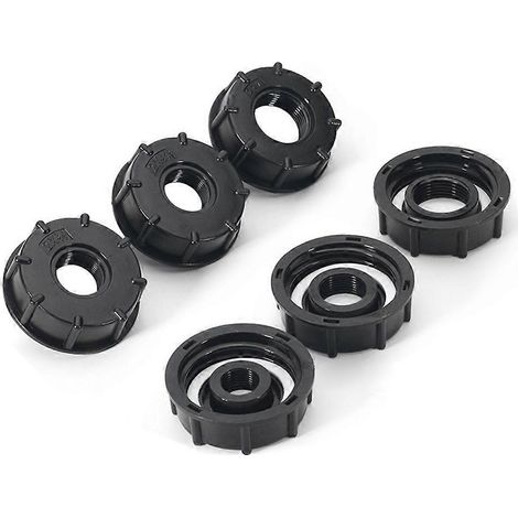 Adaptateur de vanne pour fût IBC d'une tonne, réducteur de 4 à 6 minutes, adaptateur de 1 pouce (1/5)