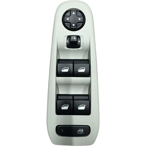 Lève-vitre électrique de voiture avec bouton poussoir compatible avec 408 308S 98074269ZD (1/4)