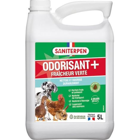 SANITERPEN - Odorisant plus fraicheur verte 5 L