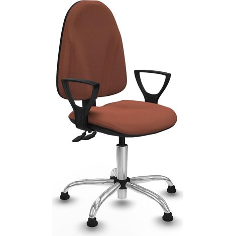 Piqueras y Crespo Algarra silla de oficina marrón confortable (1/3)