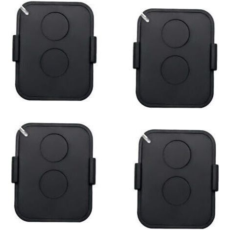 Lot de 4 Télécommande , 2 Canaux Télécommande Portail 433MHz avec Code Tournant Sécurisé, Compatible avec Récepteurs Automatisés