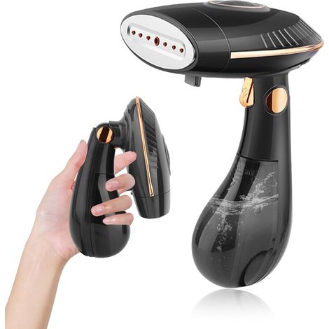 Defroisseur a main, Defroisseur Vetement 1500W, défroisseur vertical capacité 168ml, steamer portable, repassage vertical, chauffe rapide 30s, vapeur 25g/min, pliable, maison (1/5)