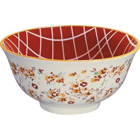 Bol de porcelana, diámetro 15,5 cm, 0,5 l, flores / Cilio (1/2)