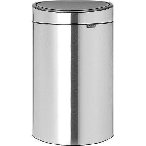 Brabantia Touch Bin New Recycle Pattumiera Anti-Impronte, Metallo, 23 + 10 litri, Inox Satinato FPP (1/5)