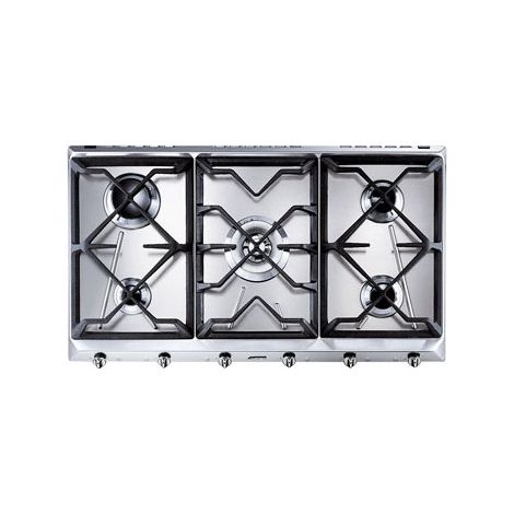 Smeg SRV596GH5 placa de cocción acero inoxidable 88,5 cm (1/2)