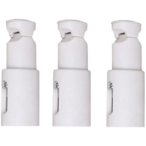 3 Pièces Fixations pour Radiateur Sèche Serviette, Support de Fixation pour Radiateur, Convient aux Radiateurs de Salle de Bains Droits ou Courbés (1/4)